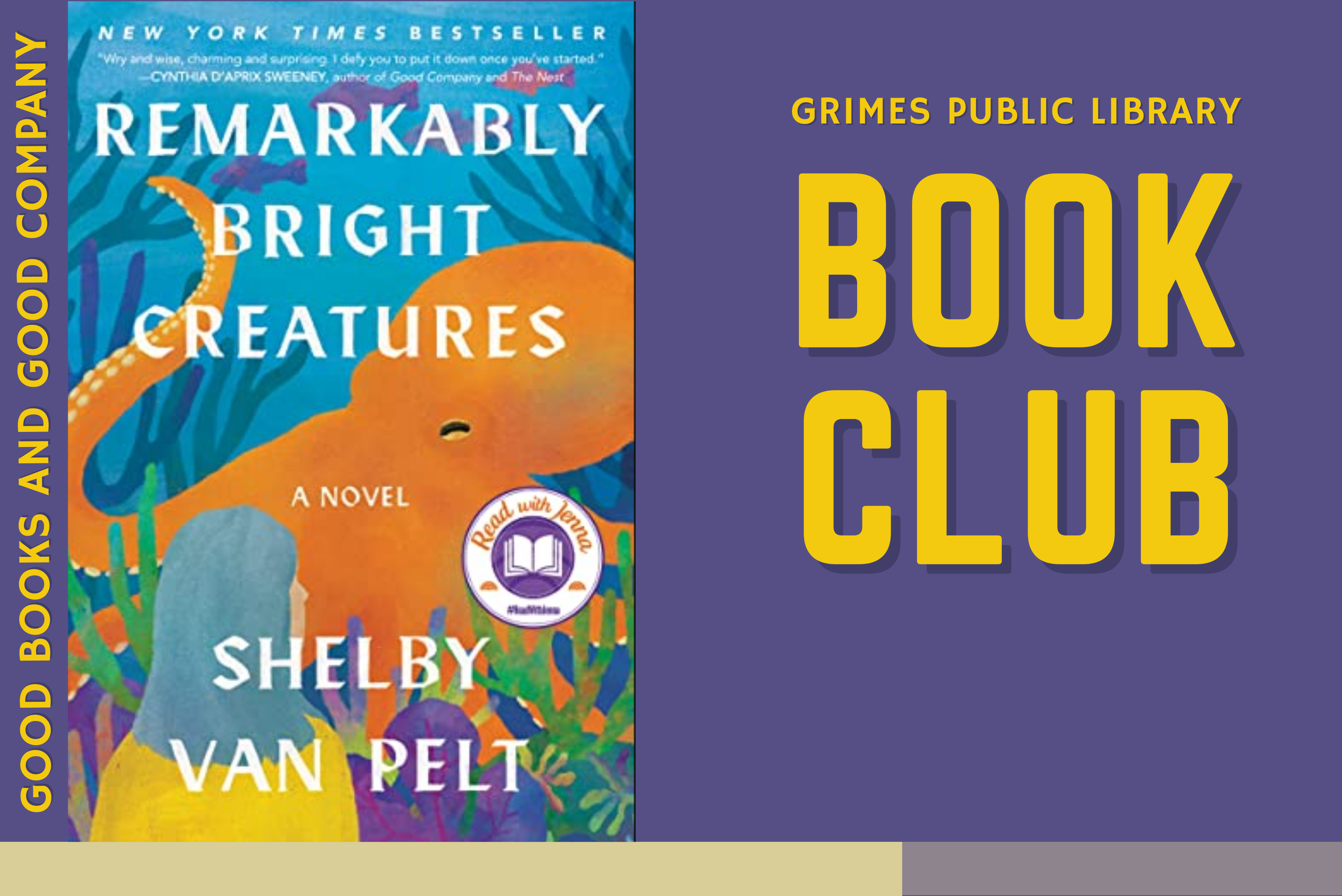 A picture of the cover of Remarkably Bright Creatures by Shelby Van Pelt