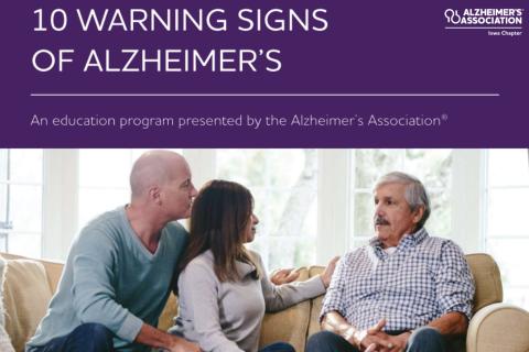 10 Warning Signs of Alzheimer's